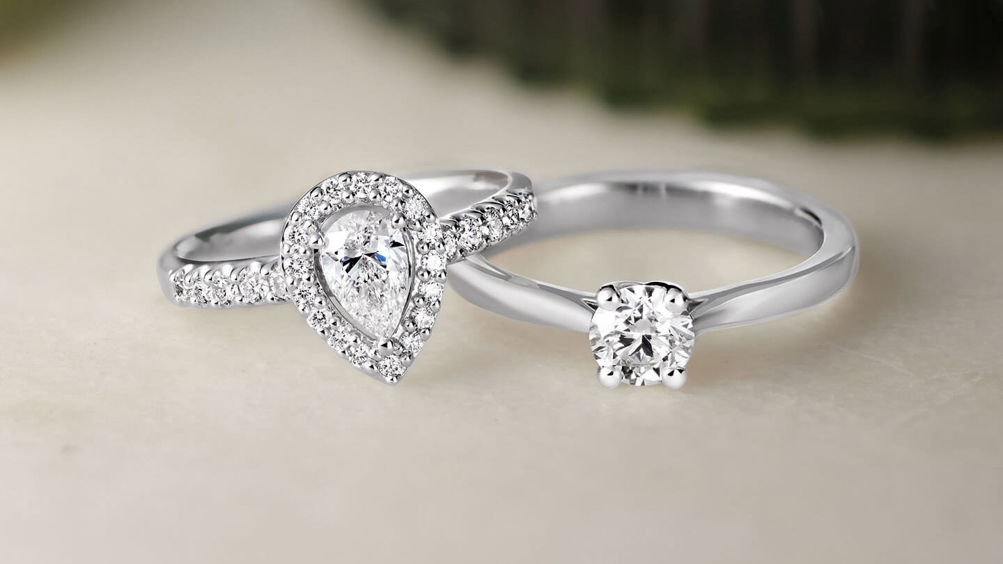 Beautiful diamond hot sale engagement rings