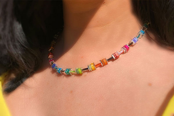 Colourful jewellery