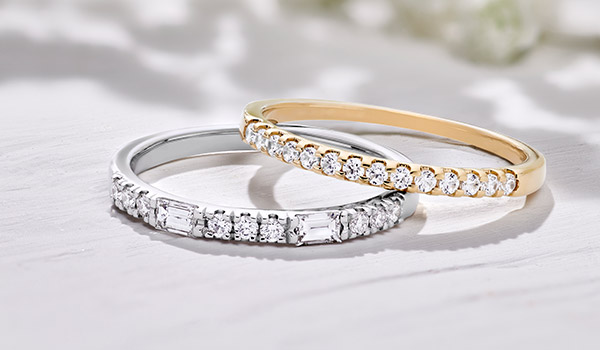 Diamond Set Wedding Rings