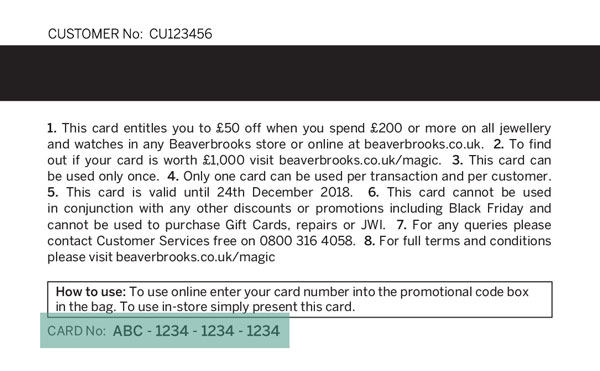 Giftcard Balance Number