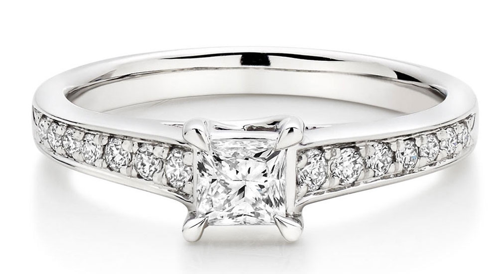 Princess Cut Diamond Rings