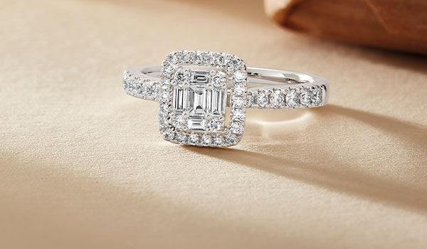 Beautiful big diamond engagement on sale rings