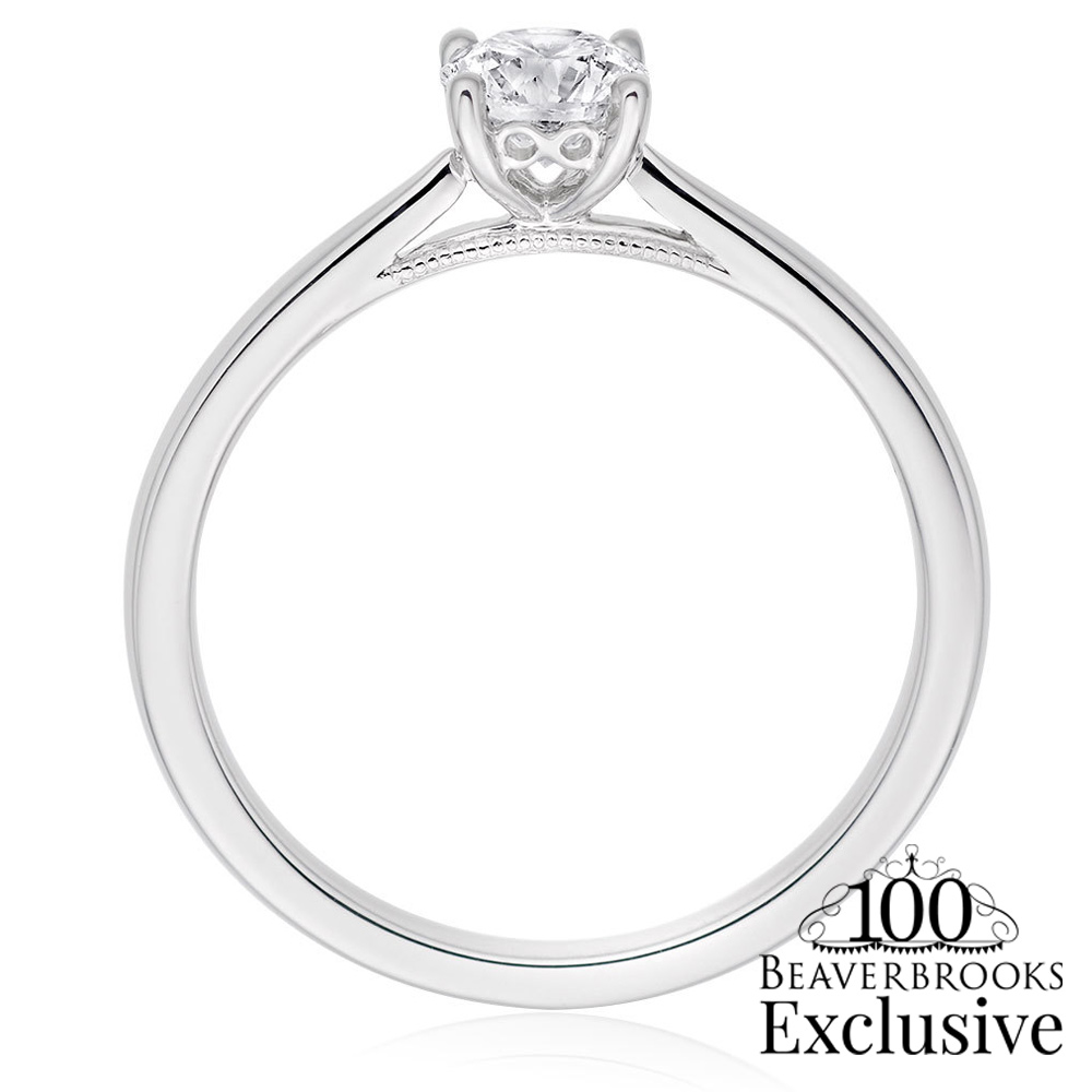 Beyond Brilliance 18ct White Gold Diamond Solitaire Ring