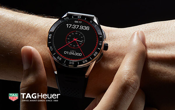 TAG Heuer Connected 2020 Steel and PVD Ceramic Rubber Smartwatch