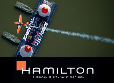 Hamilton At The Red Bull Air Race