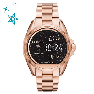 Michael Kors Access Bradshaw Rose Gold Tone Smartwatch