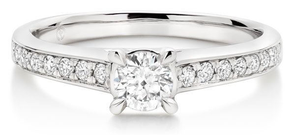 Platinum Diamond Solitaire Ring