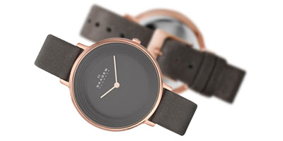 Skagen Ditte Rose Gold Tone Ladies Watch