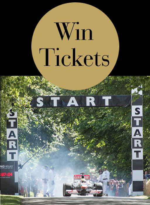 Win Two Tickets To Goodwood Festival Of Speed